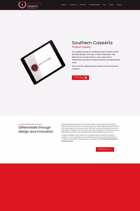 Southern-Casearts Homepage 1440px