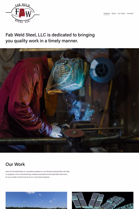 Fab-Weld-Steel Homepage 1440px