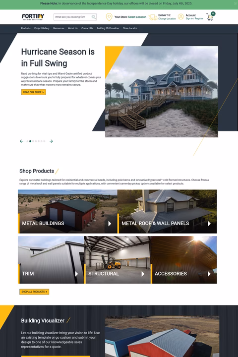 Fortify-Building-Solutions Homepage 1440px