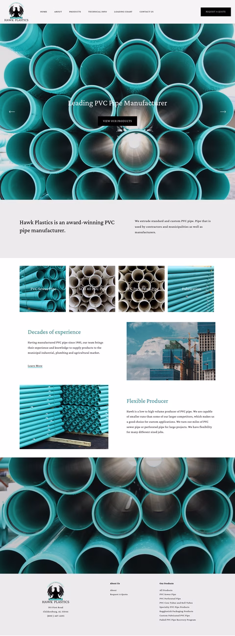 Hawk-Plastics Homepage 1440px