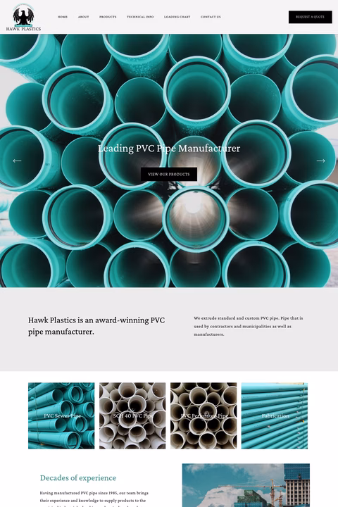 Hawk-Plastics Homepage 1440px