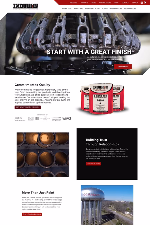 Induron-Coatings Homepage 1440px