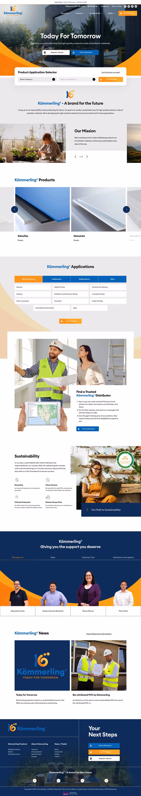 Kömmerling-Usa Homepage 1440px