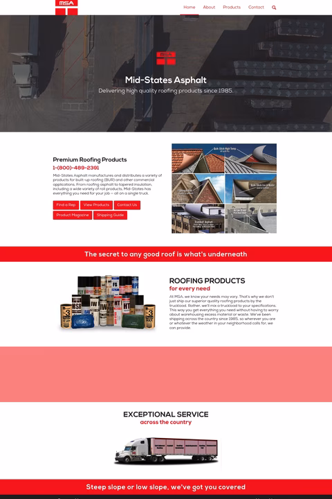 Mid-States-Asphalt Homepage 1440px