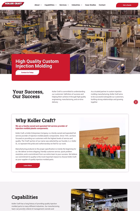 Koller-Craft-South Homepage 1440px