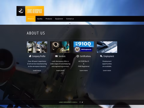 Lanic-Aerospace Homepage 1440px