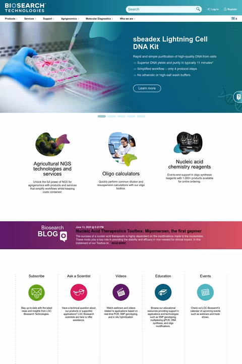 Lgc-Biosearch-Technologies Homepage 1440px