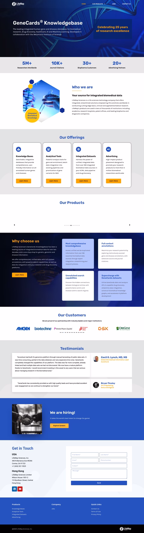 Lifemap-Sciences Homepage 1440px