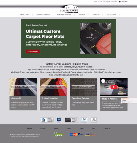 Lloyd-Design-Corporation Homepage 1440px