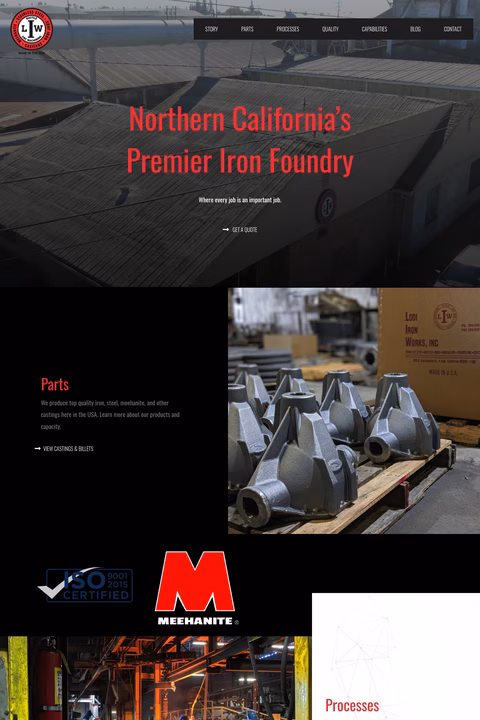 Lodi-Iron-Works Homepage 1440px