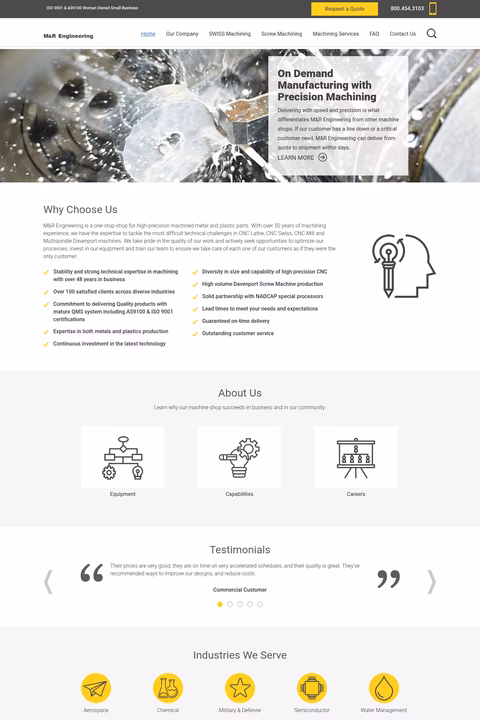 M-R-Engineering Homepage 1440px