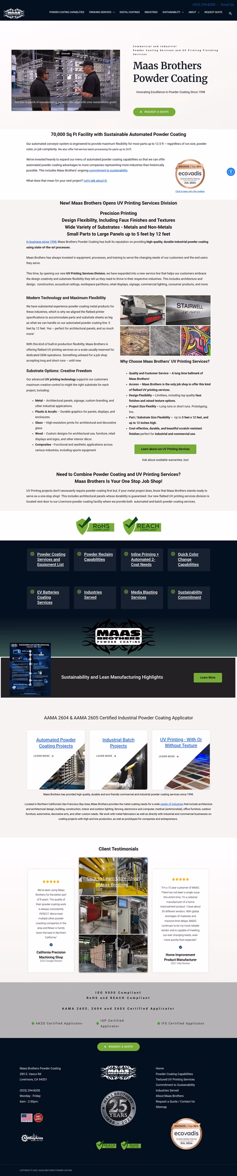 Maas-Brothers-Powder-Coating Homepage 1440px