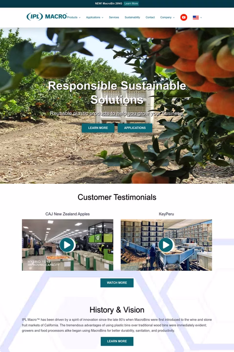 Macro-Plastics Homepage 1440px