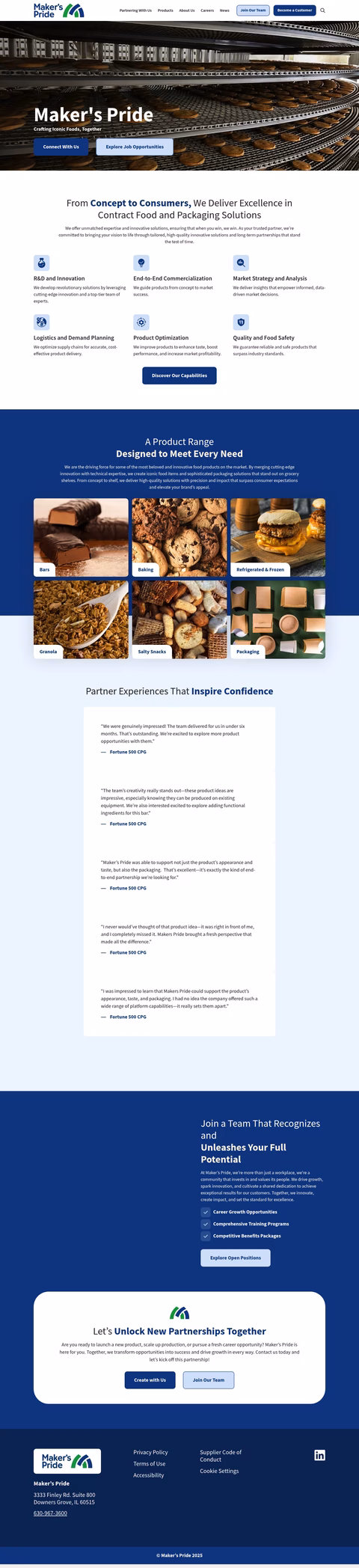 Makers-Pride Homepage 1440px