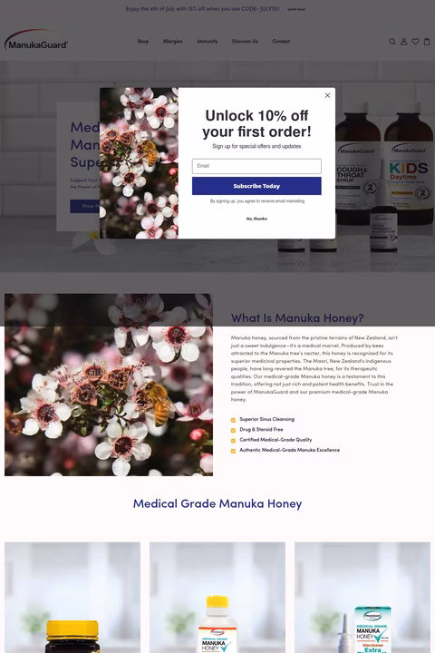 Manukaguard Homepage 1440px