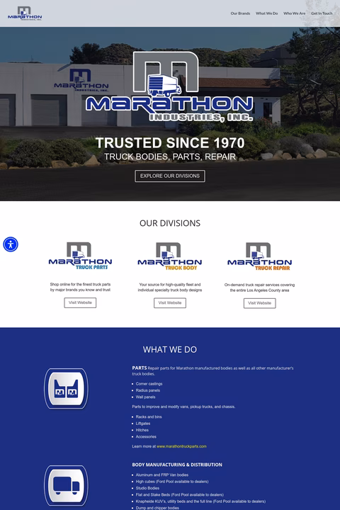 Marathon-Industries Homepage 1440px