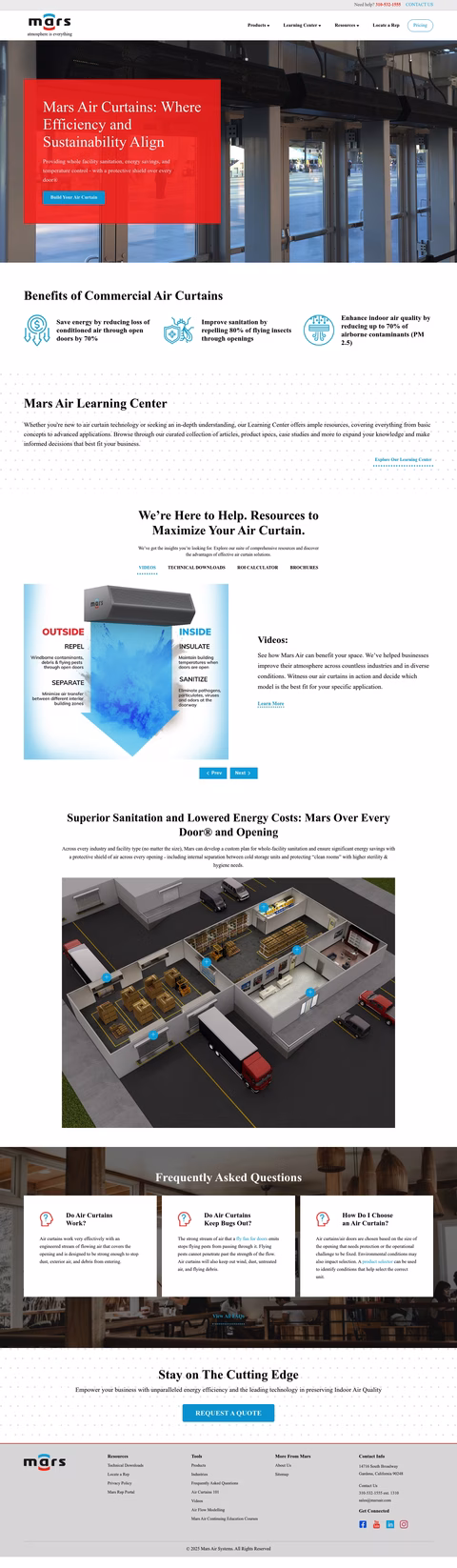 Mars-Air-Systems Homepage 1440px