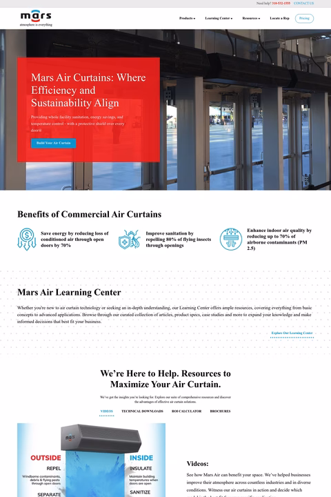 Mars-Air-Systems Homepage 1440px