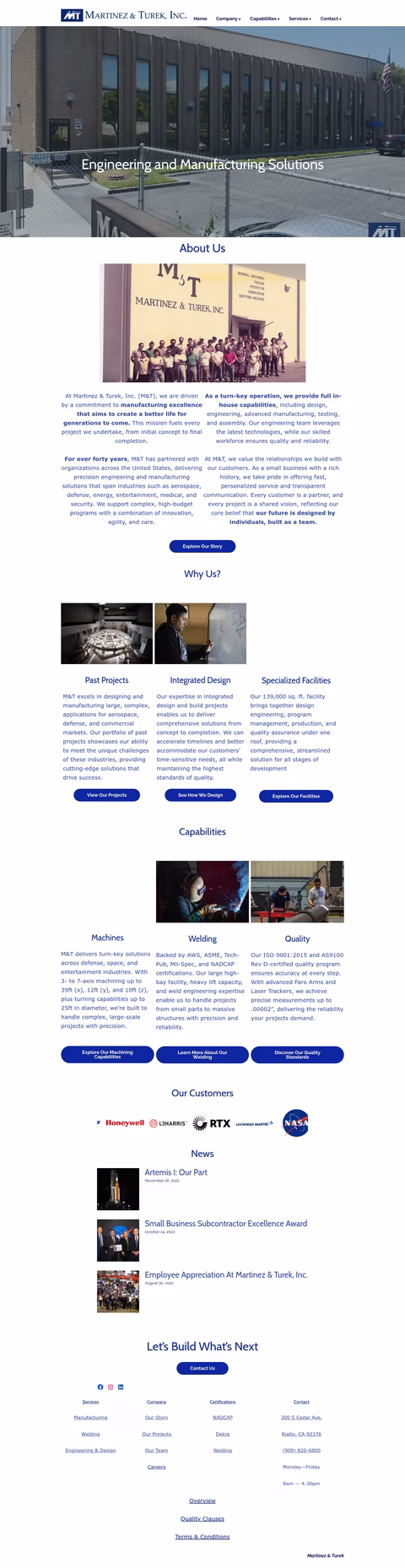 Martinez-Turek-Inc Homepage 1440px