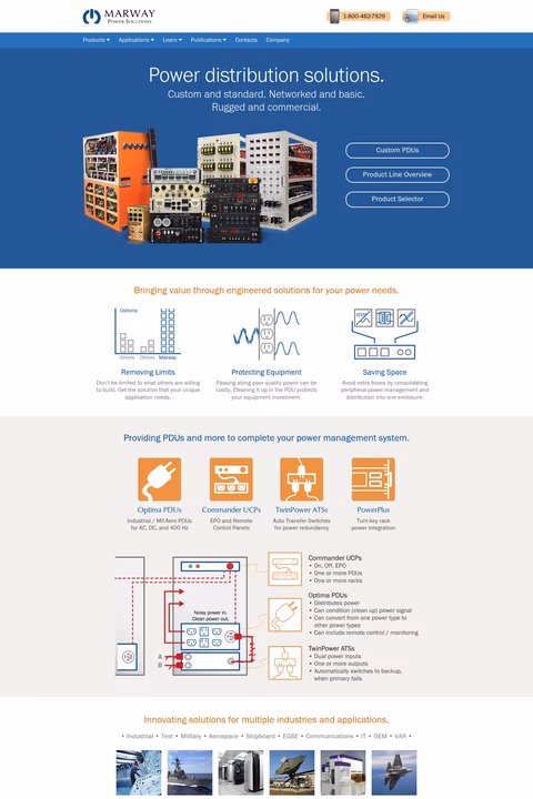 Marway-Power-Solutions Homepage 1440px