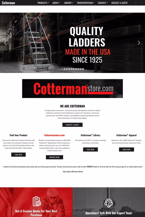 Material-Control-Inc Homepage 1440px
