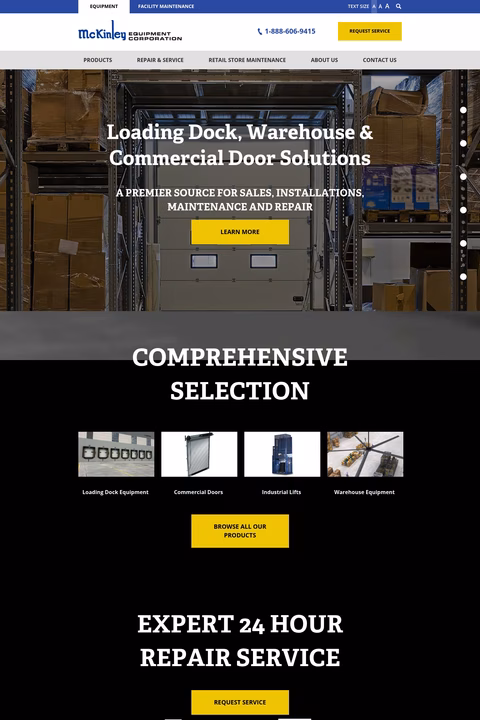 Mckinley-Equipment Homepage 1440px