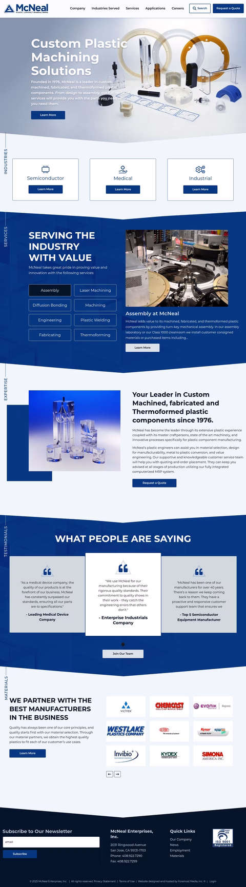 Mcneal-Enterprises Homepage 1440px