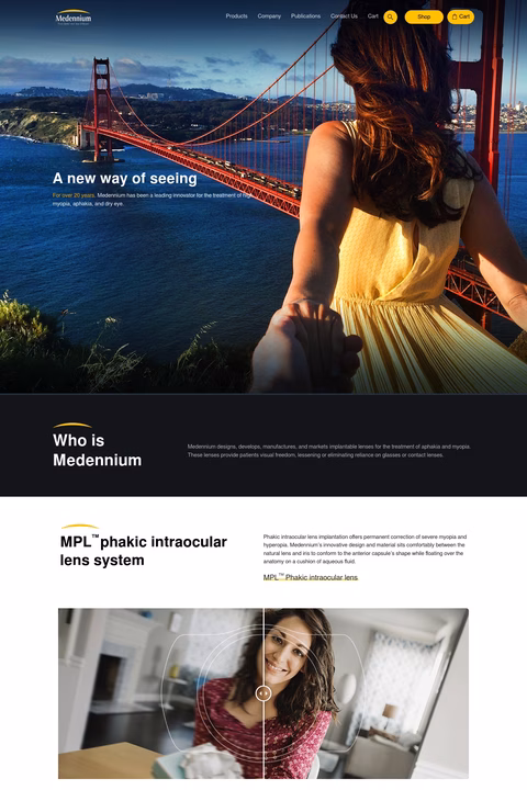 Medennium-Inc Homepage 1440px