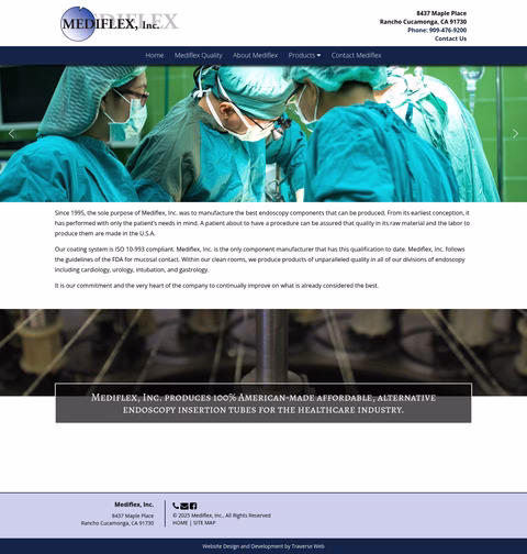Mediflex-Inc Homepage 1440px