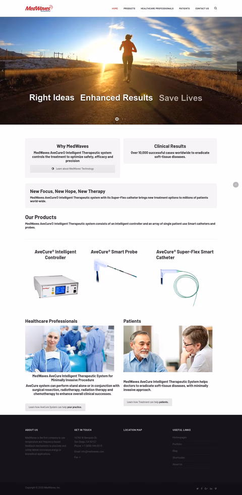 Medwaves-Inc Homepage 1440px