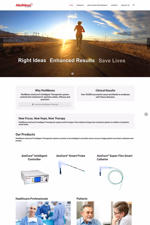 Medwaves-Inc Homepage 1440px