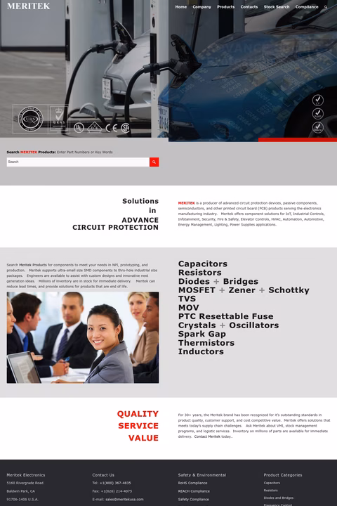 Meritek Homepage 1440px