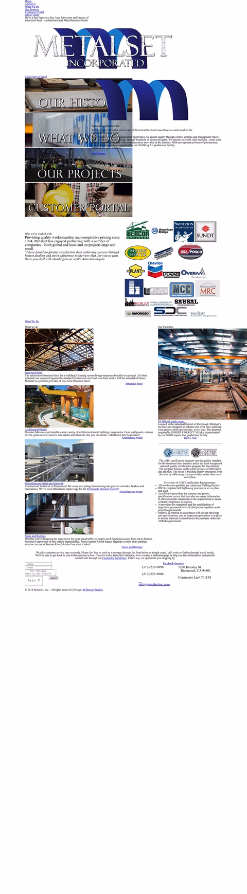 Metalset Homepage 1440px