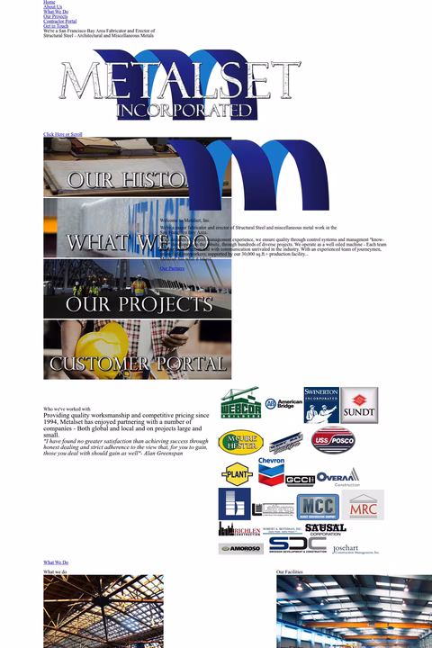 Metalset Homepage 1440px