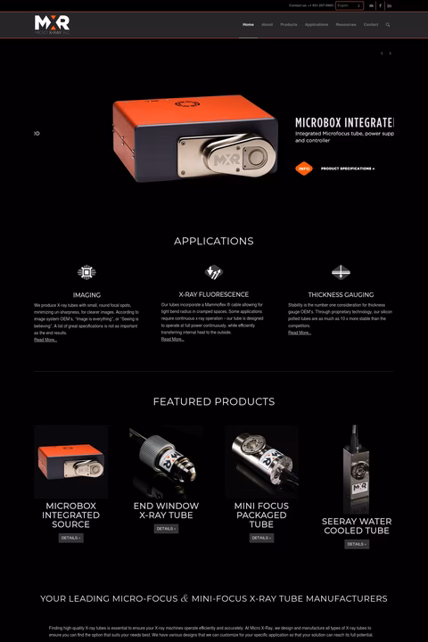 Micro-X-Ray-Inc Homepage 1440px