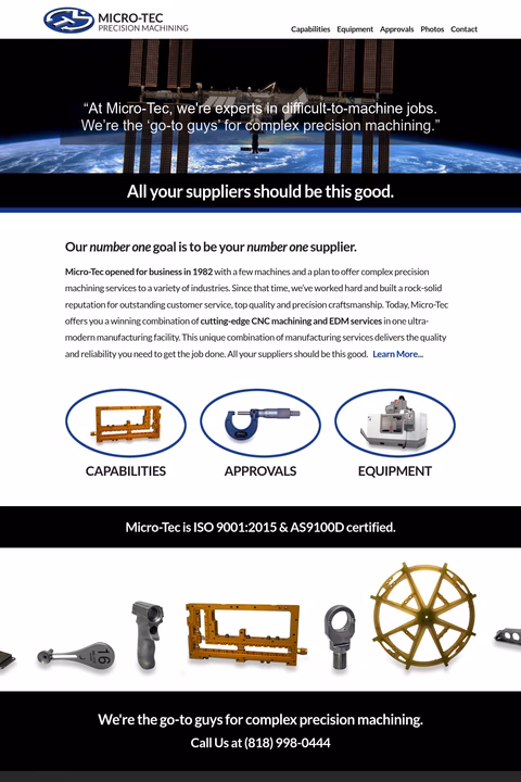 Micro-Tec Homepage 1440px