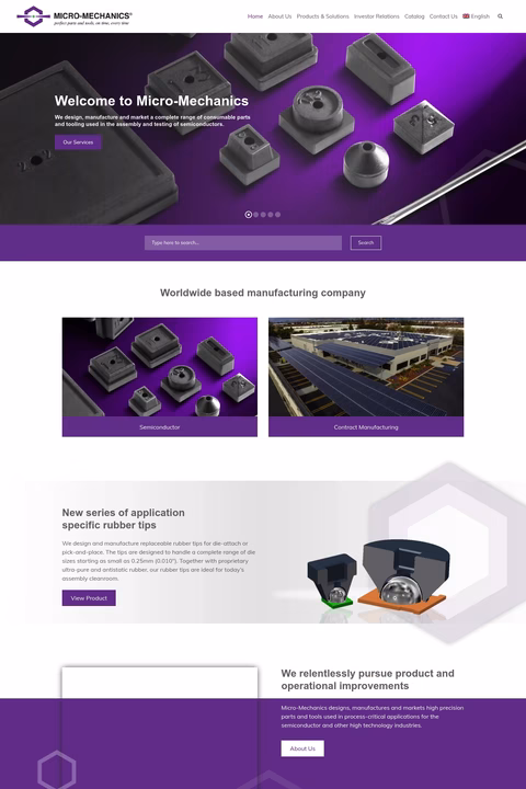 Micro-Mechanics Homepage 1440px