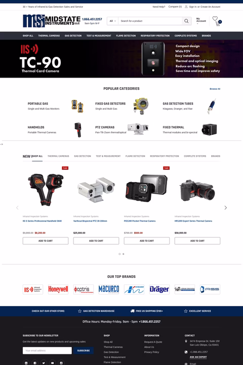 Mid-State-Instruments Homepage 1440px