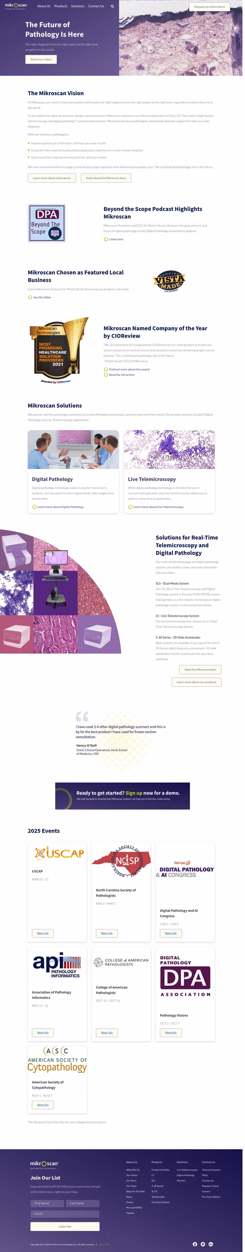 Mikroscan-Technologies Homepage 1440px