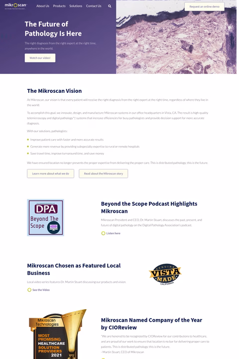 Mikroscan-Technologies Homepage 1440px