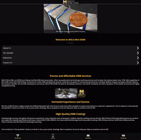 Milco-Wire-Edm Homepage 1440px