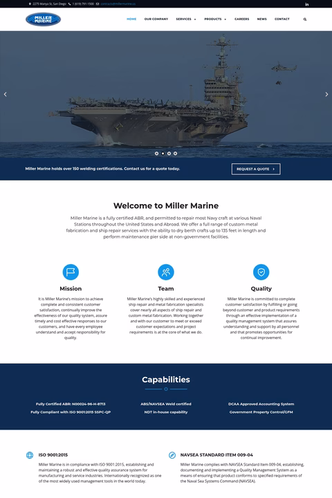 Miller-Marine Homepage 1440px