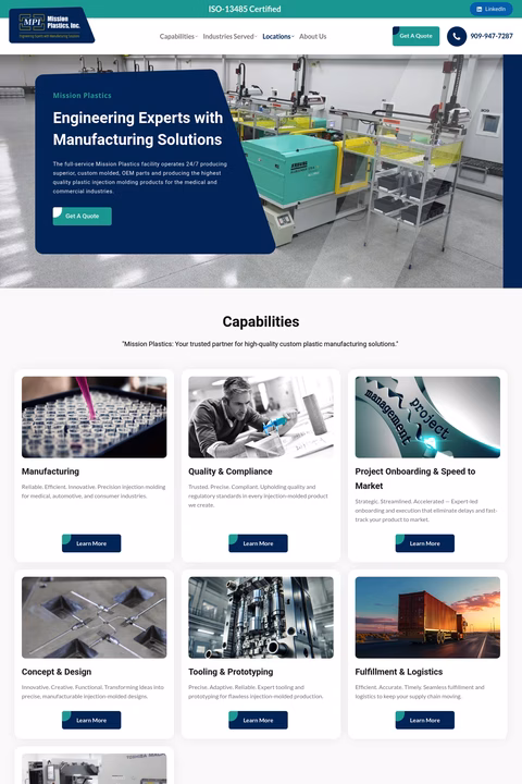 Mission-Plastics Homepage 1440px
