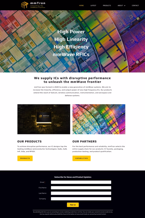 Mmtron Homepage 1440px