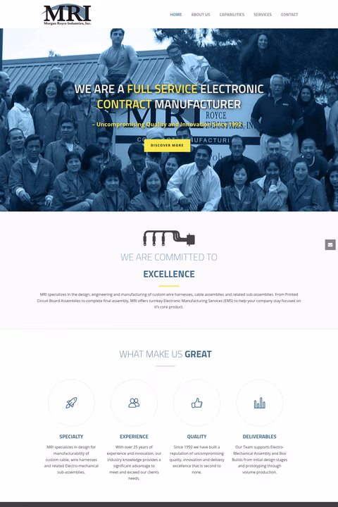 Morgan-Royce-Industries Homepage 1440px