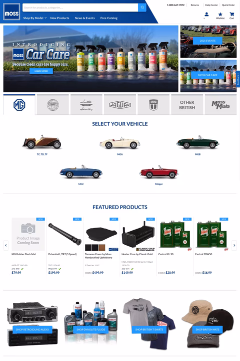 Moss-Motors Homepage 1440px
