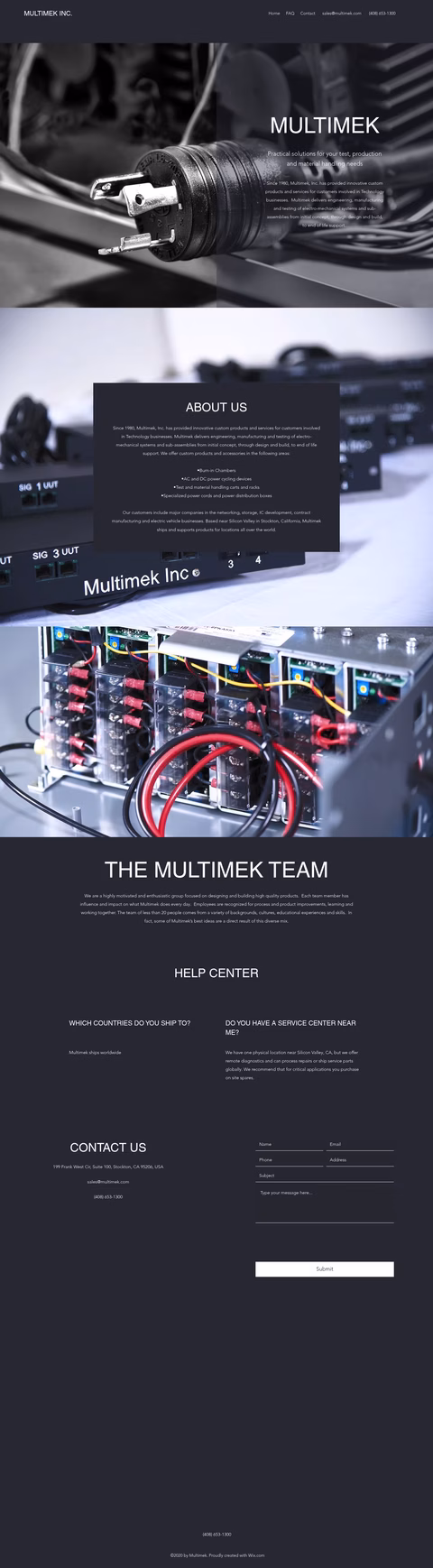 Multimek Homepage 1440px