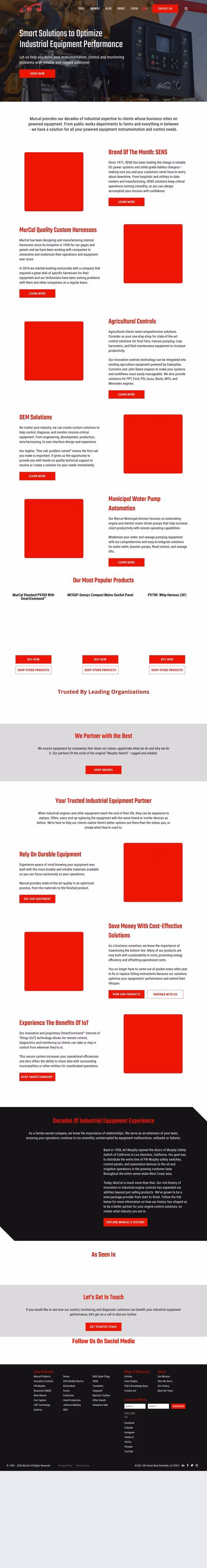 Murcal Homepage 1440px