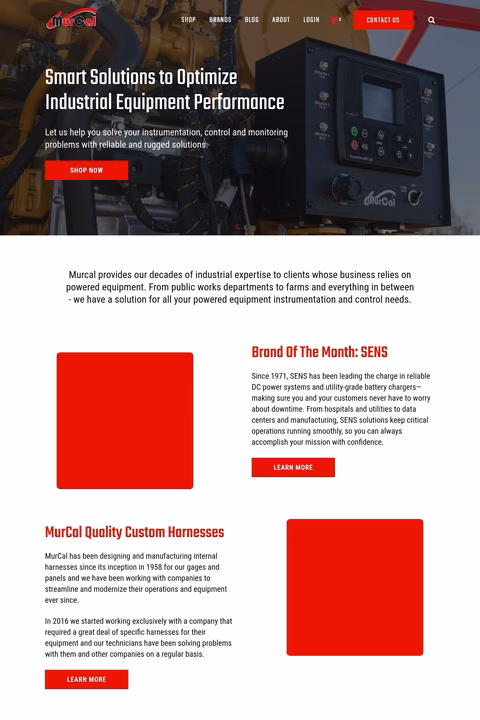 Murcal Homepage 1440px
