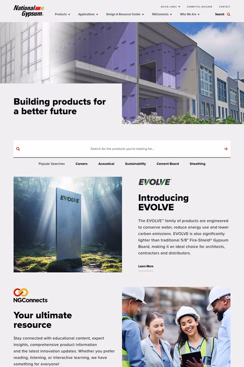 National-Gypsum-Company Homepage 1440px
